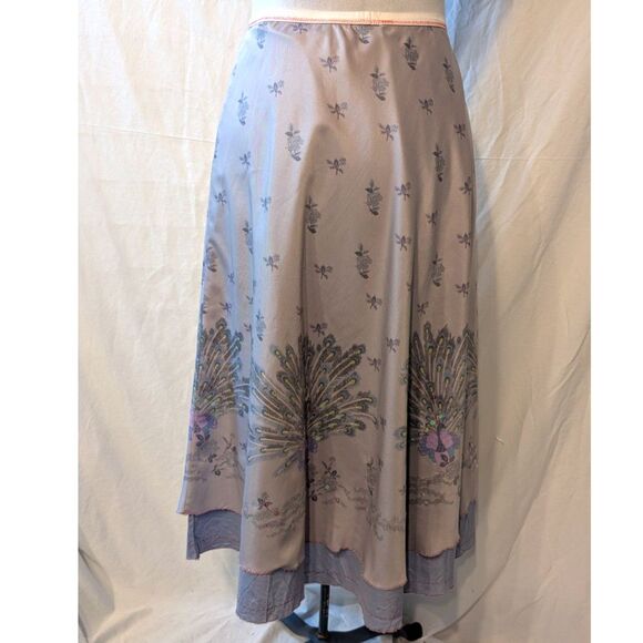 Aquarius Layered Sequined Skirt, sz S - Picture 2 of 6